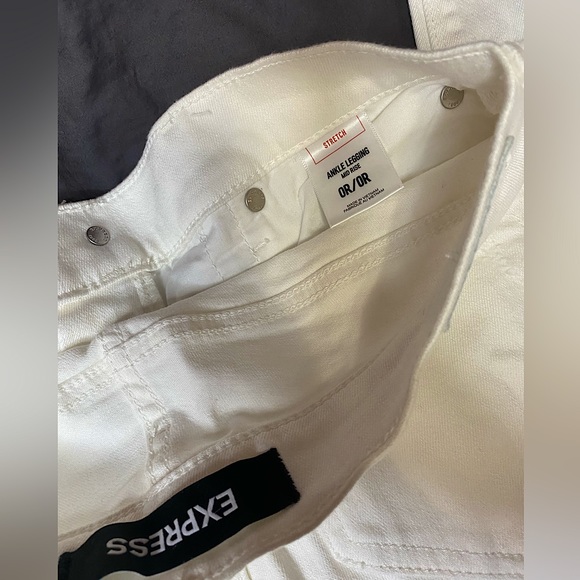 Express Mid-Rise Ankle Legging Jeans - Size 0R - Picture 5 of 9